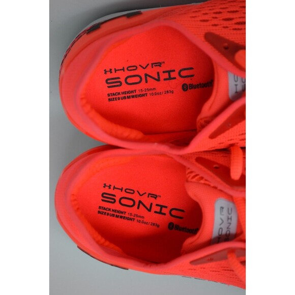 Under Armour UA Hovr Sonic 3 3022586-601 Running Shoes Men 8 Red Orange Sneakers - Picture 8 of 11